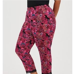 Torrid Lace Trim Super Soft Crop Sleep Pants